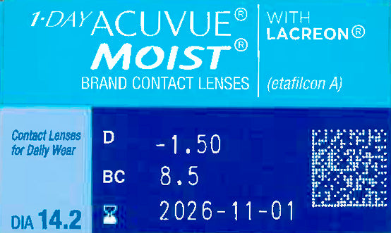 1-Day Acuvue Moist 30 pack